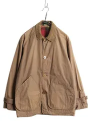 【お得なクーポン配布中!】 90s ジェイクルー オイルド コットン ハンティング ジャケット メンズ S / オールド JCREW 巨人タグ チェック ライナー付き カバーオール