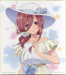 【中古】紙製品 中野三玖(上半身) 色紙 色コレ 「一番くじ 五等分の花嫁」 F賞