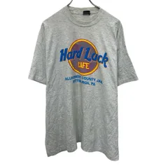 FRUIT OF THE LOOM 半袖 プリントTシャツ 2XL グレー プルオーバー ハードロックカフェ 90's 90年代 古着卸 アメリカ仕入 a705-6080