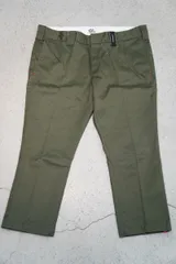 BEDWIN & THE HEARTBREAKERS × DICKIES. ベドウィン JESSEE TC PANTS ストレート クロップド パンツ ボトムス 12AW-4226 緑 3 1013P★4