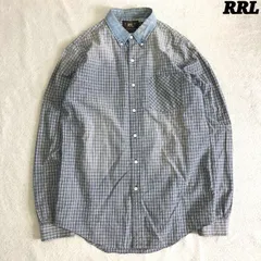 RRL ダブルアールエル　シャンブレーシャツ　ブラック　グレー 2025年最新】RRL ダブルアールエル シャンブレーシャツの人気