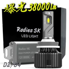 LED ヘッドライト D2S D4S 爆光 D2R D4R HID 38000lm ヘッドライトカバー ダストカバー ゴムカバー ホワイト 12V 最強 ルーメン 配線加工 Radies SK