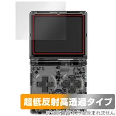 ANBERNIC RG35XX sp クリアカラー 画面フィルム貼り付け済 今年も話題の RG35XX ANBERNIC sp 画面フィルム貼り付け済