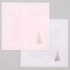 LIBERTY. リバティ ハンカチ タオル レディース ミニ プレゼント 女性 ギフト ドレス 刺繍 ピンク ラベンダー