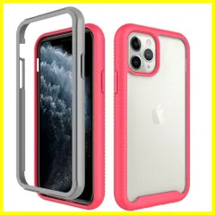 【人気商品】インチ Pro 耐衝撃 360全面保護 米軍MIL規格 11 薄型 軽量 11 ワイヤレス充電 クリア 脱着簡単の二重構造 iPhone 耐衝撃 背面クリア PC+TPU iPhone 全面保護 カバー Apple 前後 両面 ケース Proケース