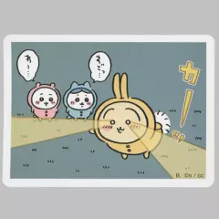 【中古】シール・ステッカー 08.集合(夜/うさぎビーム) 「ちいかわ ダイカットステッカーセット4」