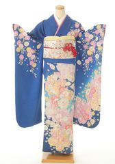 振袖フルセット 正絹 辻が花 、正絹長襦袢、正絹袋帯 等7点 - メルカリ
