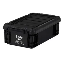 【新品】 ベストコ コンテナボックス 収納 S ロー 4L ブラック MA-4092 Boite