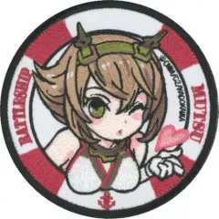 【中古】バッジ・ピンズ [単品] 陸奥 ミリタリーワッペン 「艦隊これくしょん～艦これ～ 陸奥 1/7 PVC製塗装済み完成品 月刊ホビージャパン誌上通販＆ホビージャパンオンラインショップ限定」 同梱特典