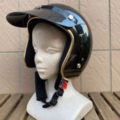 【装飾用】ブラックゴールド  フリーサイズ 装飾用ファッションヘルメット 公道使用不可