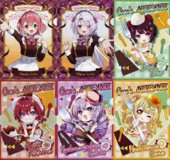 【中古】クリアファイル 全6種セット A4クリアファイル 「ココス×バーチャルYouTuber にじさんじ ココに集合!にじいろの美味しさをお届け!キャンペーン」 対象メニュー注文特典 第1弾