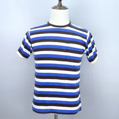 CUSHMAN　S サイズ　Tシャツ　ボーダー　コットン100%　日本製　クッシュマンのサムネイル