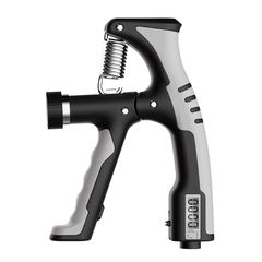 GreenGee 握力増強器 エクササイズ 握力グリッパー カウンター付き 10-100kg 負荷調整可能 ハンドグリッパー ストレス解消 リハビリ器具 テニス 野球 握力強化訓練 握りやすい 滑りづらい 男女兼用 ポリプロピレン (灰色) 0