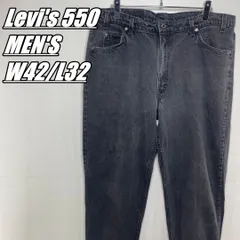 2025年最新】levi's 550 ブラック w42の人気アイテム - メルカリ