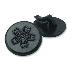 【迅速発送】学生服 裏ボタン 10mm 50個セット 黒