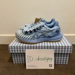 安心鑑定付き　shushutong × asics チェックスニーカー　240 安心鑑定付き shushutong × asics チェックスニーカー 240