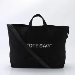 極美品 OFF WHITE オフホワイト 2WAY ショルダーバッグ 斜め掛け トート ビジネス 通勤 人気 ブラック ブランド A4 メンズ TNT お33-21【中古】のサムネイル