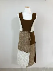 (正規品)ノースリーブニットロングワンピース (レディース ONE PIECE 85)