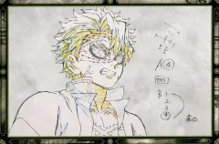 【中古】ポストカード 不死川実弥 ポストカード 「ワールドツアー上映 鬼滅の刃 絆の奇跡、そして柱稽古へ×ufotable DINING 前期」 お楽しみくじ Wチャンス賞 おすそ分け景品