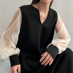 ［特別な1着を］シアースリーブ ワンピース 入学式 卒業式 誕生日 キャバドレス キャバ嬢 夜職 ラウンジ クラブ きれいめ 高見え 着やせ 結婚式お呼ばれ  タイト 胸元 セクシー  デート ナイトドレス  ロングスカート 上品 zara snidel
