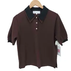 ロペピクニック Rope Picnic レイヤード ニットポロシャツ サマーニット レディース JPN：38 