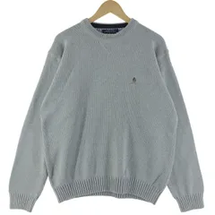 古着 トミーヒルフィガー TOMMY HILFIGER コットンニットセーター メンズL ヴィンテージ/eaa372404