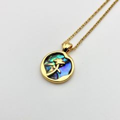 アバロンシェル ネックレス　バラB