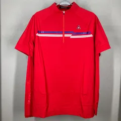 ルコックスポルティフ le coq sportif ゴルフウェア レイヤード ハーフジップシャツ メンズ LL サイズ 長袖インナー付