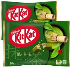 【7月～９月冷蔵便配送】ネスレ キットカット ミニ オトナの甘さ 濃い抹茶 10枚入 × 2袋