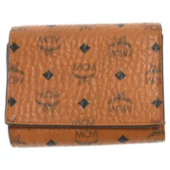 MCM (エム シー エム) 三つ折りコンパクトレザーウォレット 財布 ブラウンのサムネイル