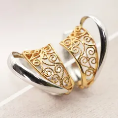 K18ハート透かし彫りリング409K2508