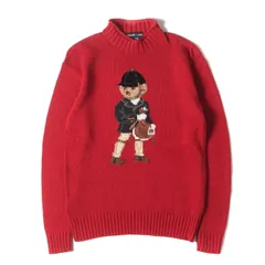 【新品未使用】ラルフローレン♡モチーフポロベアニット　レッド POLO RALPH LAUREN - POLO RALPH LAUREN / ポロラルフローレン