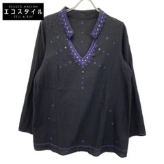 Haat ハート HA14FT680 ﾈｲﾋﾞｰ 7分袖 刺繍ﾜﾝﾋﾟｰｽ 4 - メルカリ 