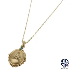 K.UNO ケイウノ K10YG 10金イエローゴールド Princess Cameo Cinderella シンデレラ ディズニー かぼちゃの馬車 ネックレス ジュエリー