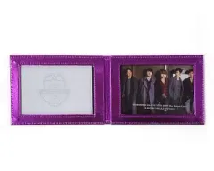 【中古】フォトフレーム・アルバム(男性) 東方神起 写真入りフォトフレーム パープル(6/11大阪) 「TOHOSHINKI 4th LIVE TOUR 2009～The Secret Code～」 大阪城ホール限定 グッズ付きチケット購入特典