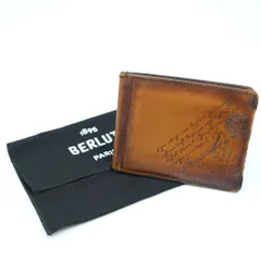 Berluti ベルルッティ フィギュア ウォレット 二つ折り財布 スクリット 