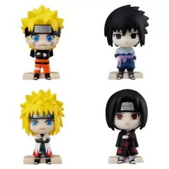 【中古】トレーディングフィギュア 全4種セット 「NARUTO-ナルト- 疾風伝 Funrangiua ～オレたちがフィギュアになって登場だってばよ!～」