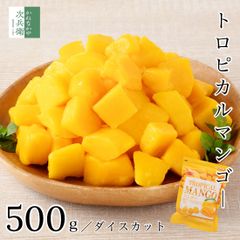 無添加 ベトナム産 冷凍 マンゴー 500g トロピカルマンゴー ダイスカット 皮なしカット済みですぐに使える 取り出しやすいチャック袋入り カッチュー種 【C配送：冷凍】