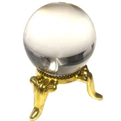 天然 本水晶 25mm パワーストーン 水晶 丸玉 台座付き 天然石 水晶玉  バラ売り パワーストーン 置物 お守り 厄除け 祈願 原石 クリスタル