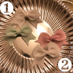 🎀りぼんヘアクリップ　セット🎀