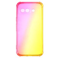 Google Pixel 9a ケース グラデーション 耐衝撃 ソフト ケース 【Color】イエロー・ピンク