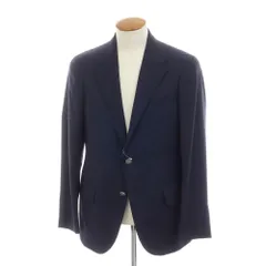 【中古】【未使用】オールドイングランド OLD ENGLAND ウール カジュアルジャケット ダークネイビー【サイズ38】【メンズ】のサムネイル