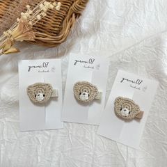 うさぎさん&いちごのベビーヘアクリップ ⋈ 2点set ベビー