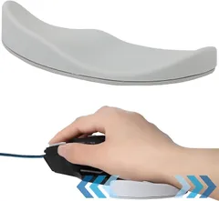 fogman マウス リストレスト 連動 移動タイプ 一体型 人間工学 右手専用(グレー)