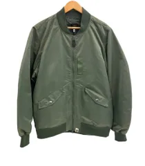 A BATHING APE MA-1 フライトジャケット ボンバージャケット A BATHING APE - A BATHING APE（アベイシングエイプ）ALPHA