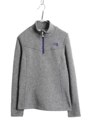 【お得なクーポン配布中!】 US企画 ノースフェイス ハーフジップ フリース ジャケット レディース S / The North face セーター プルオーバー ジャンパー ワンポイント