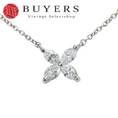 中古】 ティファニー ネックレス ビクトリア Pt950 ダイヤモンド 約2.9  