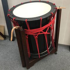 美品 和太鼓 桶胴太鼓 三浦太鼓 彌市 1尺5寸 46cm 長胴 宮太鼓 ケース 美品 和太鼓 桶胴太鼓 三浦太鼓 彌市 1尺5寸 46cm 長胴 宮太鼓 ケース