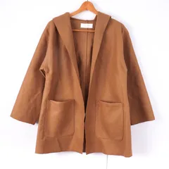 ショコラフィネ ローブ コート コーディガン フード付 アウター レディース ﾌﾘｰサイズ ブラウン chocol raffine robe 【中古】のサムネイル