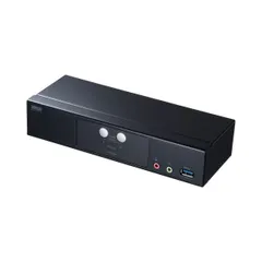【新品・7営業日以内発送】サンワサプライ SW-KVM2HDPU DisplayPort対応パソコン自動切替器 2：1 SWKVM2HDPU【沖縄離島販売不可】